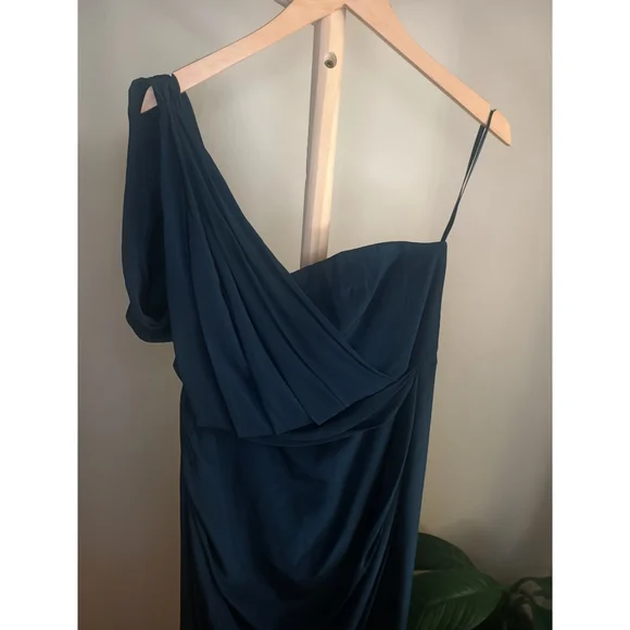 ZIMMERMANN One Shoulder Drape Maxi Dress in Onyx *NWT Size 16* - Picture 9 of 9